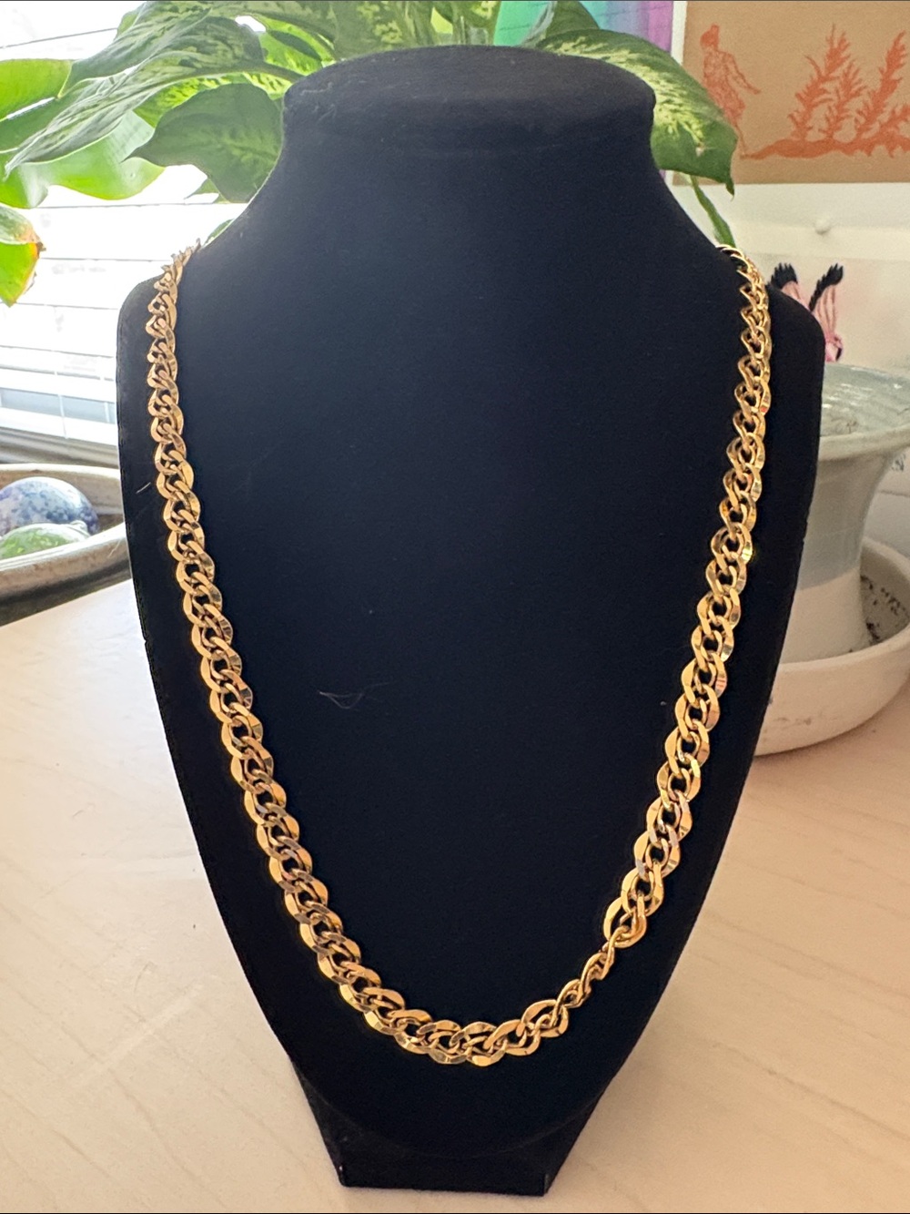 Napier Gold-Tone Linked Rope Chain Necklace